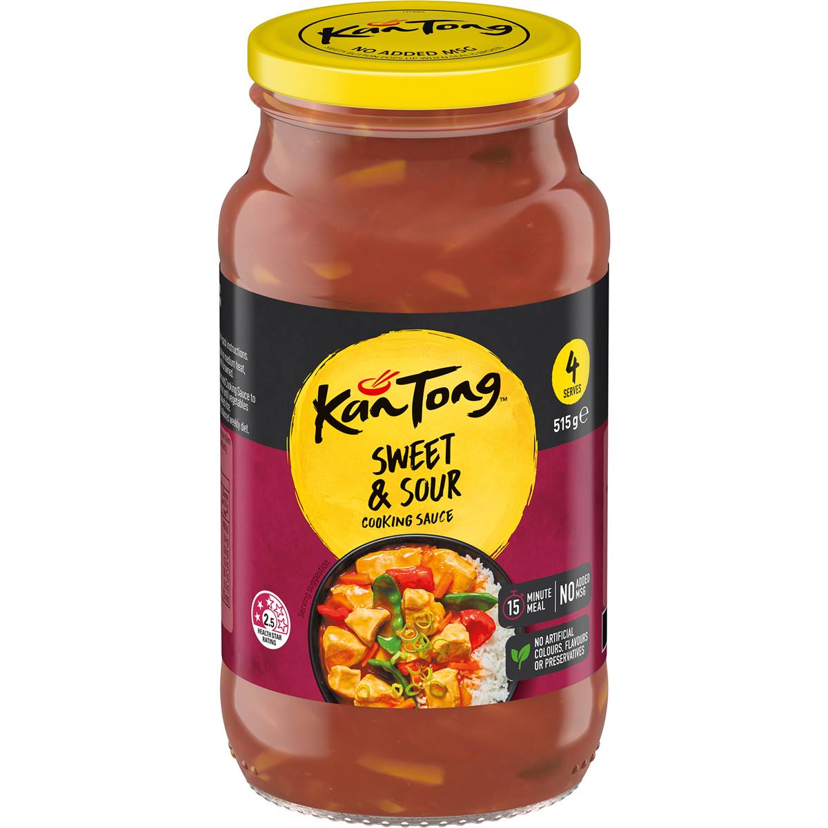 Kan Tong Sweet & Sour Stir Fry Cooking Sauce 515g