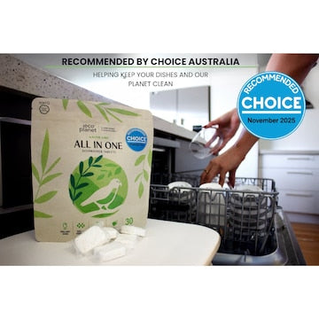 Eco Planet Automatic Dishwasher Tablets With Rinse Aid 30 pack