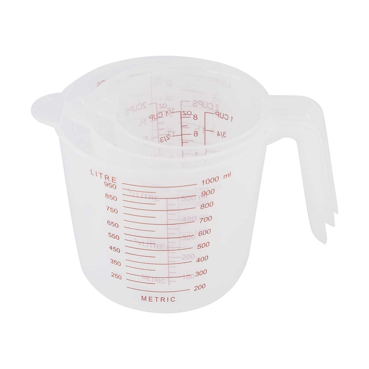 Set of 3 Measuring Jugs