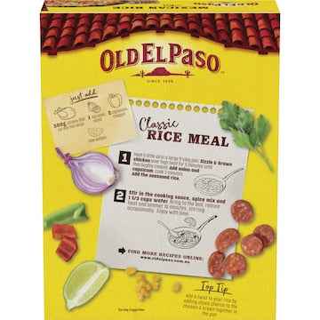 Old El Paso Chili & Garlic Rice Kit Mexican Style 355g