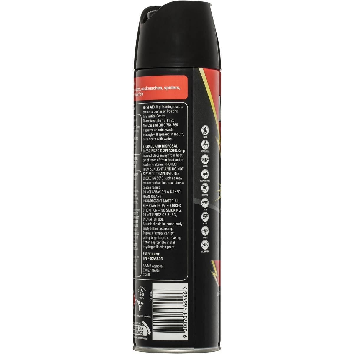 Mortein Powergard Multi-Insect Spray 300g