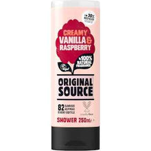 Original Source Body Wash Creamy Vanilla & Raspberry Shower Gel 250mL