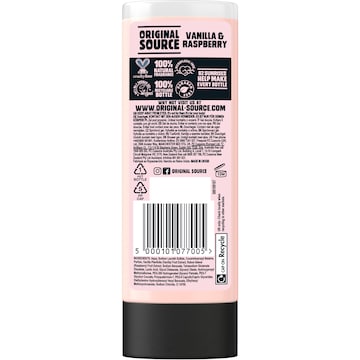 Original Source Body Wash Creamy Vanilla & Raspberry Shower Gel 250mL