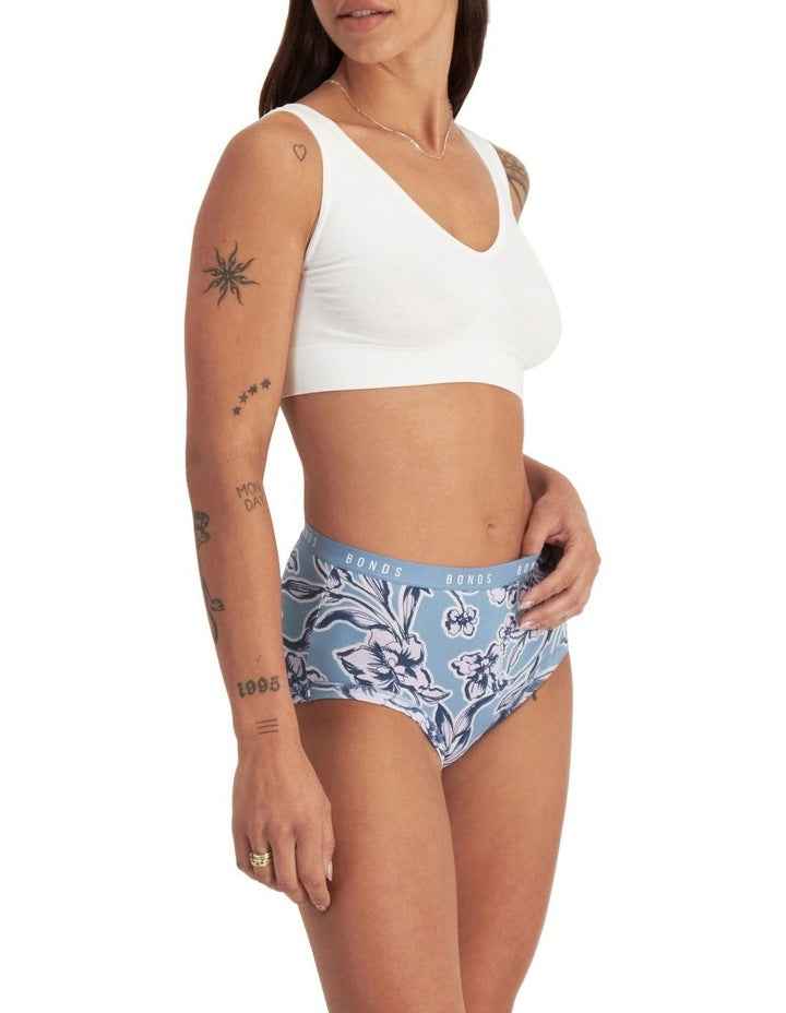 Cottontails Full Brief 3 Pack in Blue