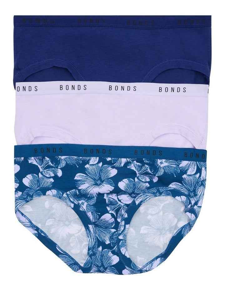 Cottontails Midi Briefs 3 Pack in Multi