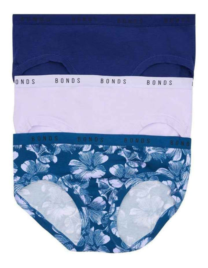 Cottontails Midi Briefs 3 Pack in Multi