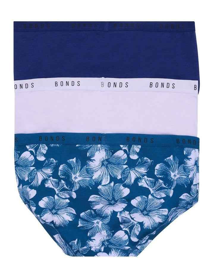 Cottontails Midi Briefs 3 Pack in Multi