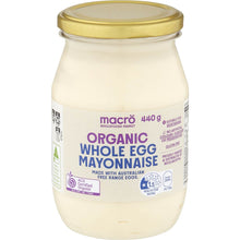 Macro Organic Whole Egg Mayonnaise 440g