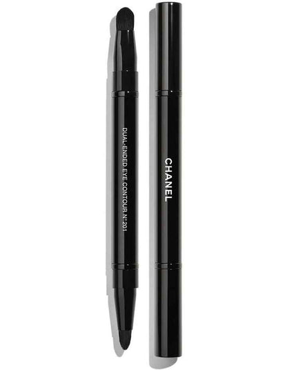 PINCEAU DUO CONTOUR YEUX RÉTRACTABLE Nº201 Dual-Ended Brush