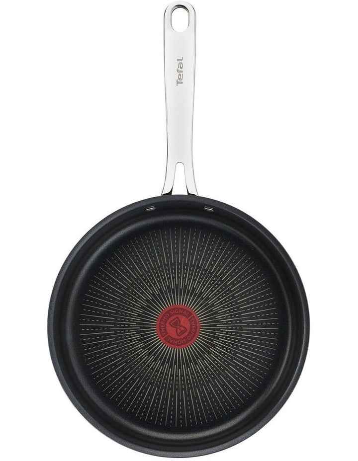 Unlimited Premium Induction Non-Stick Sautepan with Lid 24cm in Gunmental