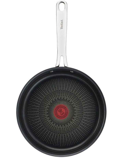 Unlimited Premium Induction Non-Stick Sautepan with Lid 24cm in Gunmental