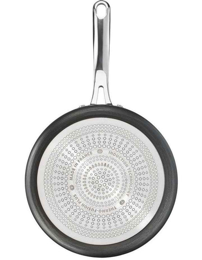 Unlimited Premium Induction Non-Stick Sautepan with Lid 24cm in Gunmental