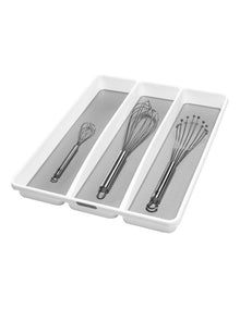 Utensil Tray in White