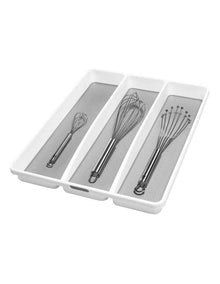 Utensil Tray in White