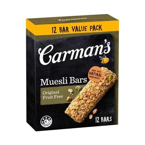 CARMANS MUESLI BARS 12 PK:ORIGINAL:.:540 GRAM