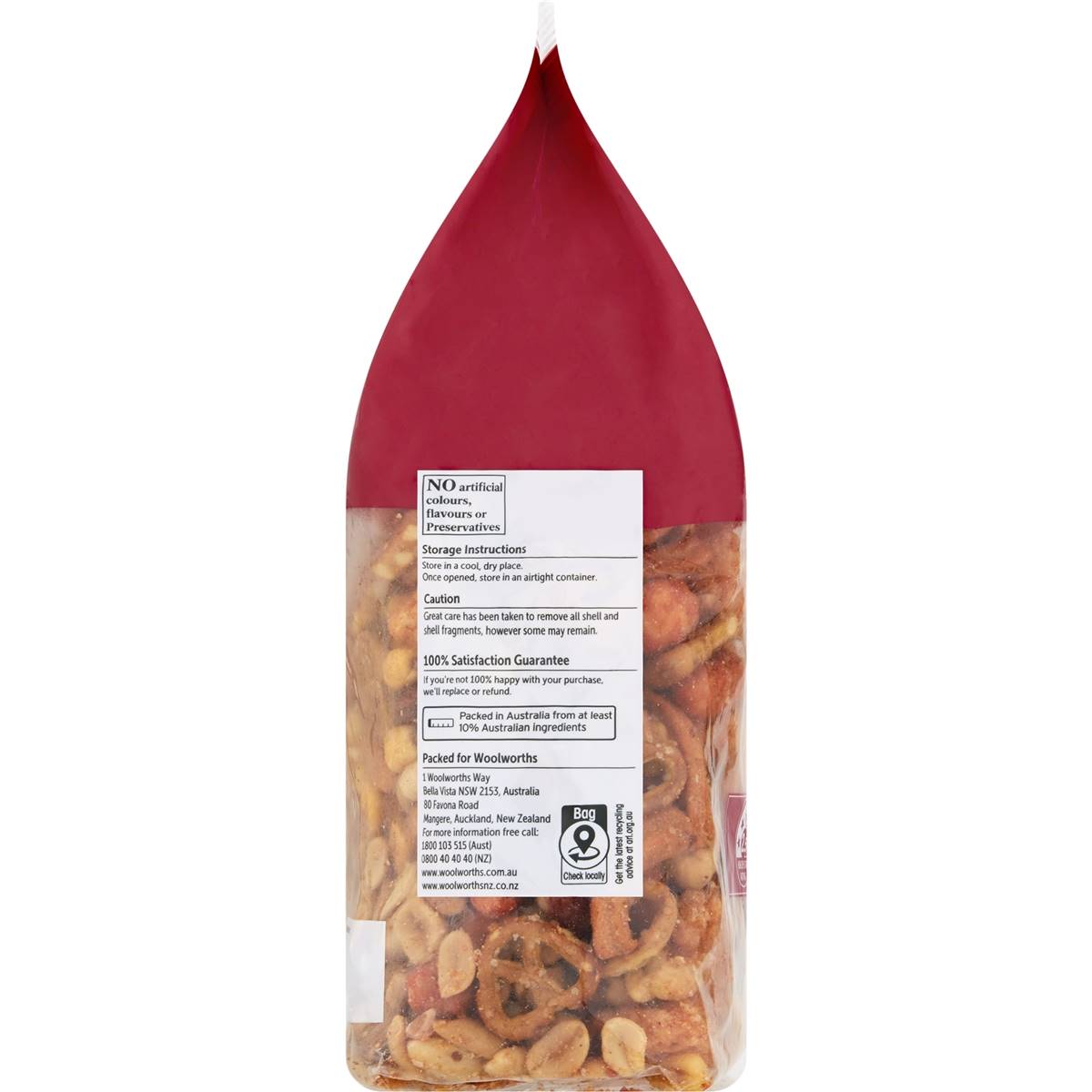 Woolworths Nut & Pretzel Crunch Mix 600g