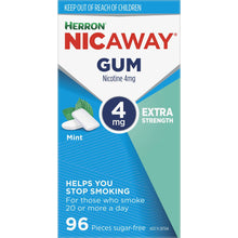 Nicaway Nicaway Stop Smoking Mint Gum 4mg 96 Pack