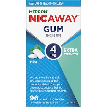 Nicaway Stop Smoking Mint Gum 4Mg 96 pack