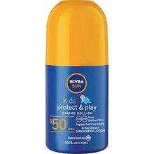 Nivea SPF 50 Sun Kids Protect & Play Roll On Sunscreen 65mL