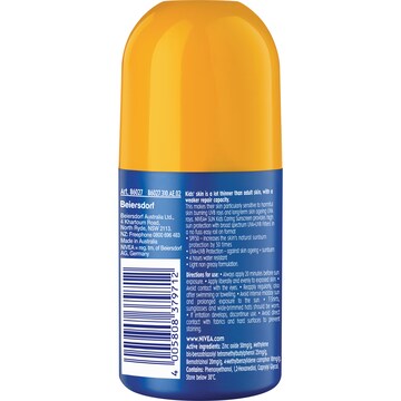 Nivea SPF 50 Sun Kids Protect & Play Roll On Sunscreen 65mL