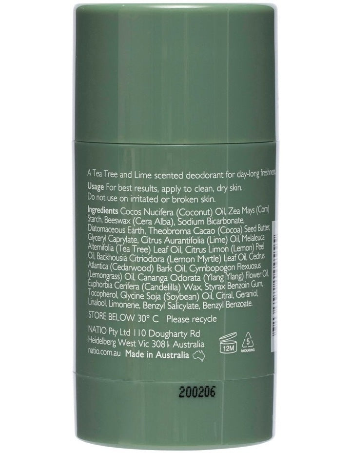 Spirit Tea Tree + Lime Deodorant 50g