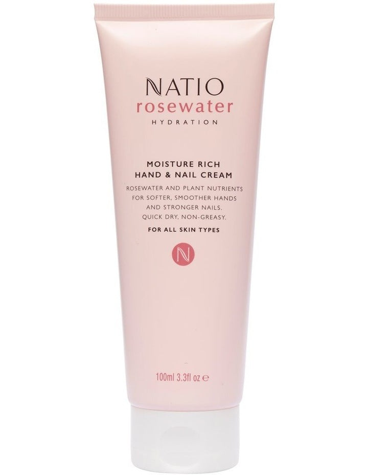 Rosewater Hydration Moisture Rich Hand & Nail Cream 100ml
