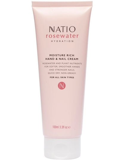 Rosewater Hydration Moisture Rich Hand & Nail Cream 100ml
