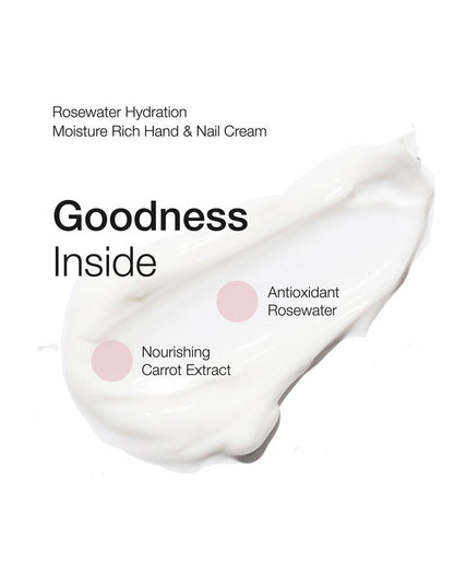 Rosewater Hydration Moisture Rich Hand & Nail Cream 100ml