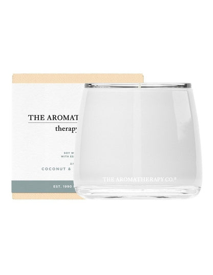 Therapy Unwind Coconut & Water Flower Candle
