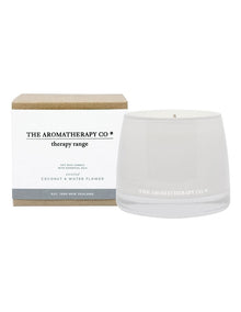 Therapy Unwind Coconut & Water Flower Candle