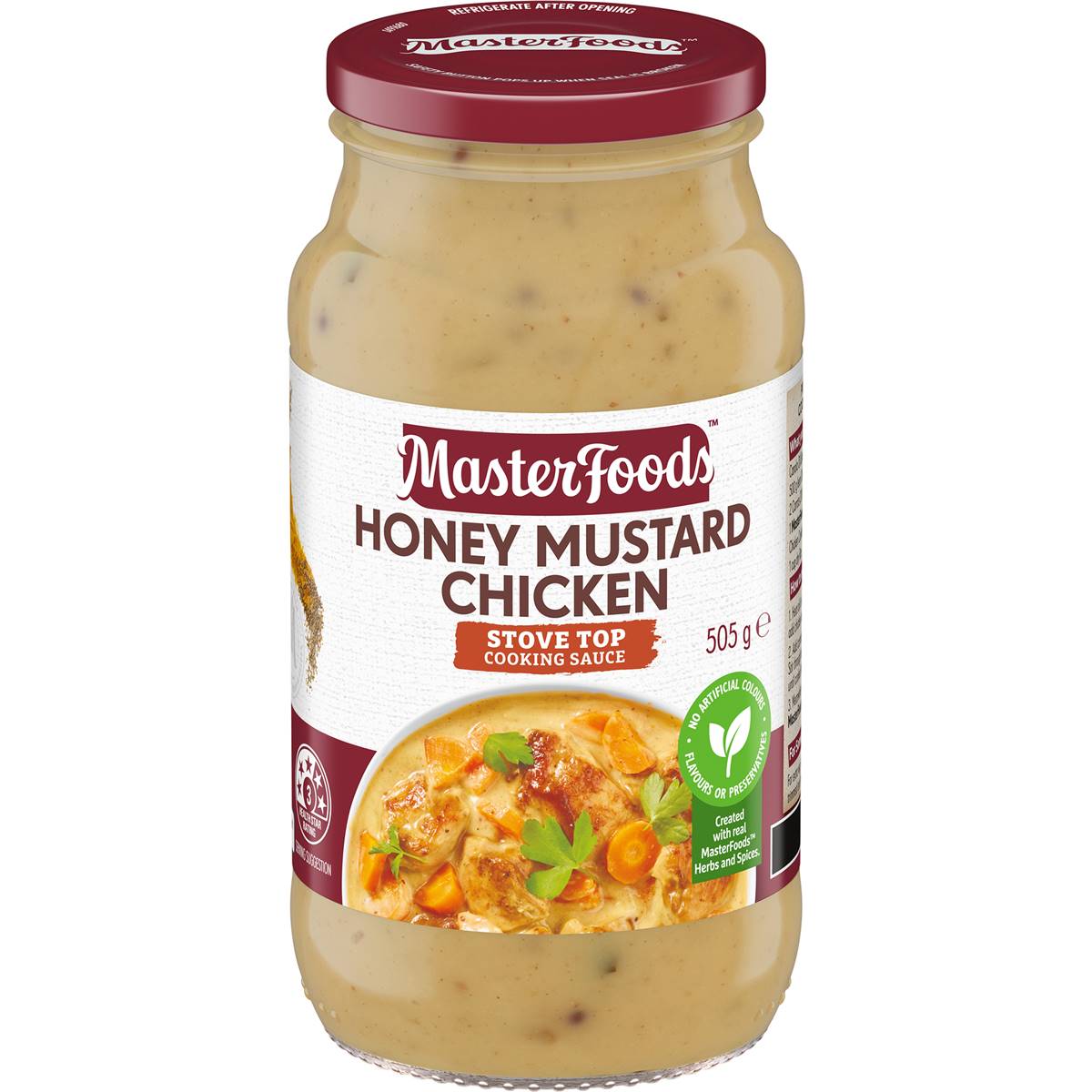 MasterFoods Honey Mustard Chicken Cooking Sauce 505g