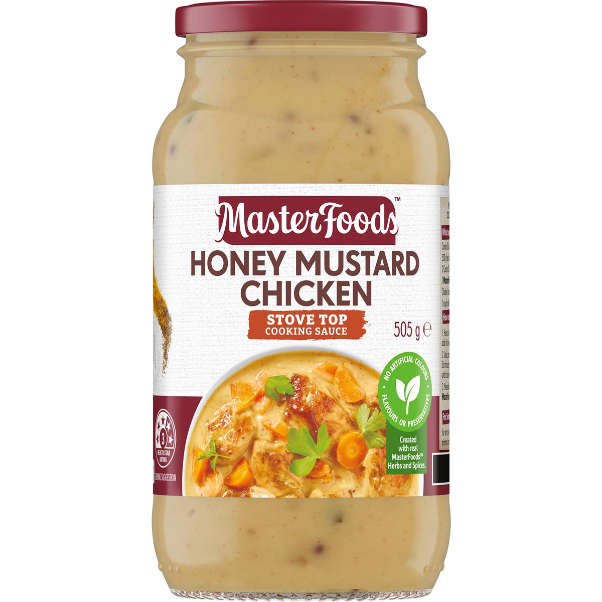 MasterFoods Honey Mustard Chicken Cooking Sauce 505g