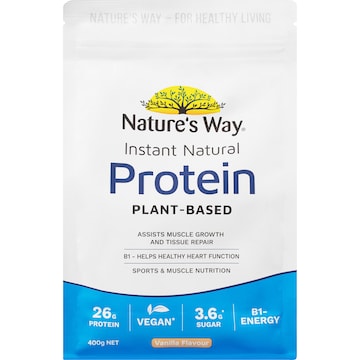 Nature's Way Instant Natural Protein Vanilla Flavour 400g