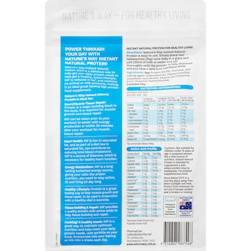 Nature's Way Instant Natural Protein Vanilla Flavour 400g