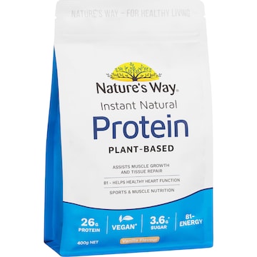Nature's Way Instant Natural Protein Vanilla Flavour 400g