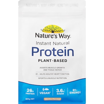 Nature's Way Instant Natural Protein Vanilla Flavour 400g