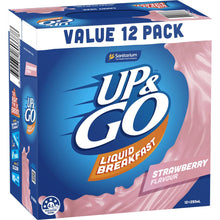 Up&Go Liquid Breakfast Strawberry 250mL x 12 pack
