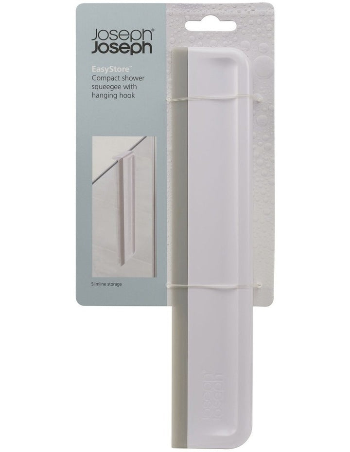 EasyStore Compact Shower Squeegee in Grey, White
