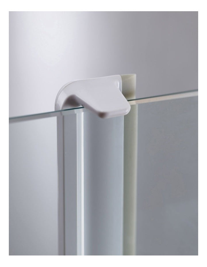 EasyStore Compact Shower Squeegee in Grey, White