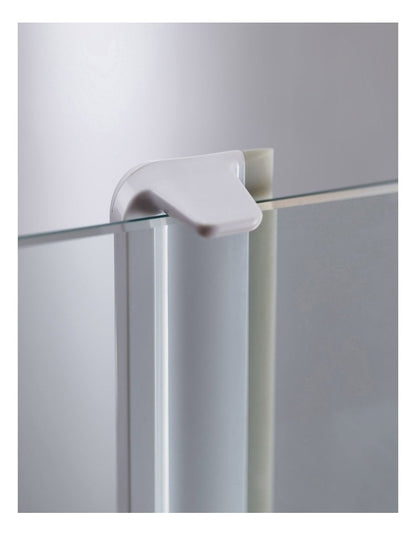 EasyStore Compact Shower Squeegee in Grey, White