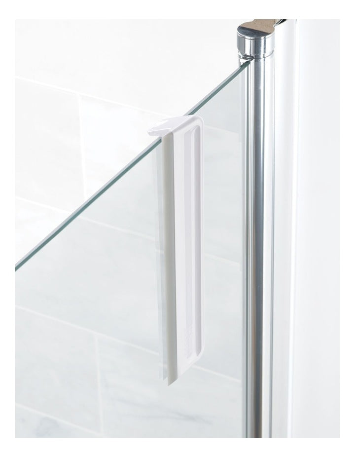 EasyStore Compact Shower Squeegee in Grey, White