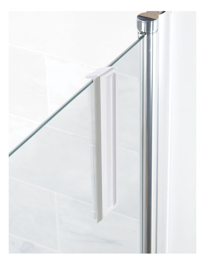 EasyStore Compact Shower Squeegee in Grey, White