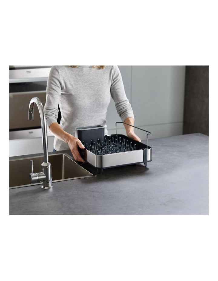 Extend Steel Dish Rack in Grey