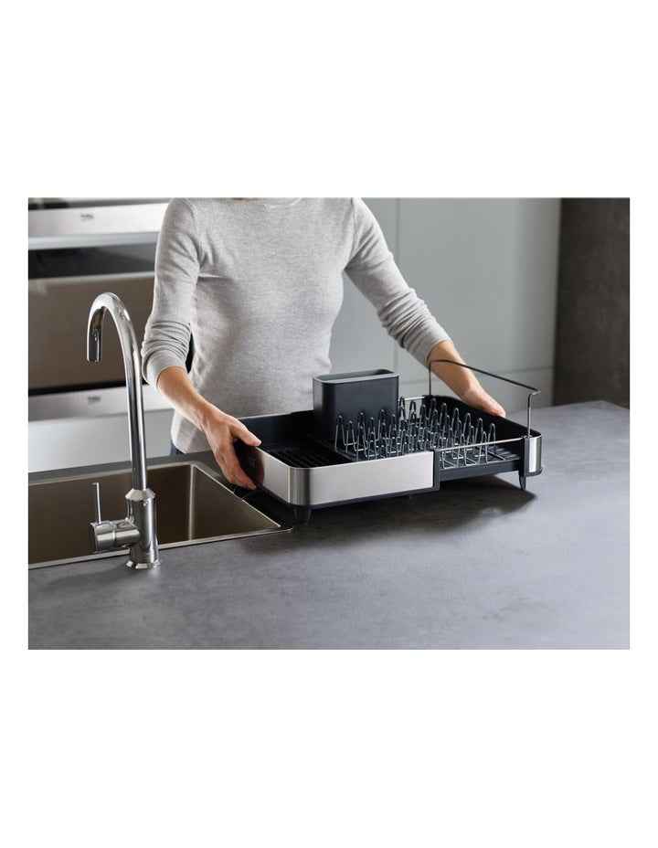 Extend Steel Dish Rack in Grey