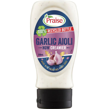 Praise Garlic Aioli Mayonnaise 250mL