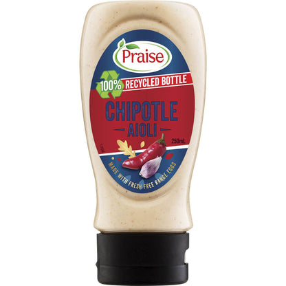 Praise Chipotle Aioli Mayonnaise 250mL