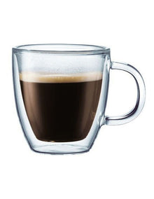 Bistro Espresso Cup Set of 2 150ml in Clear