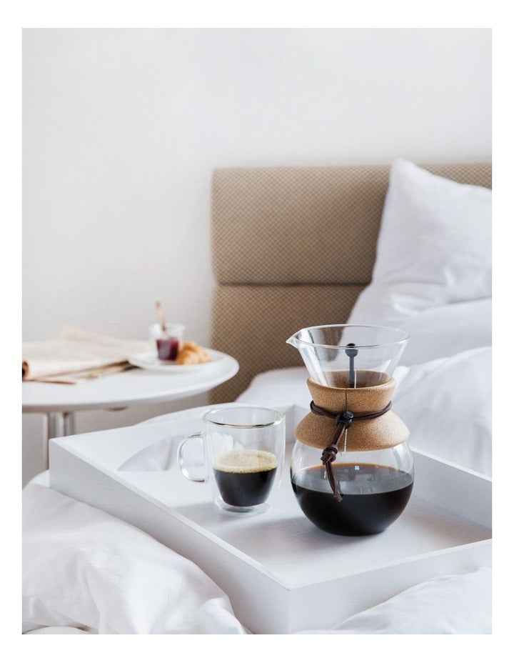 Bistro Medium Cups, 2 Set, 300ml in Clear