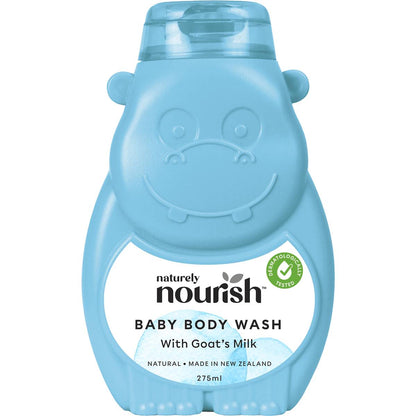 Naturely Nourish Baby Body Wash Goats Milk 275mL