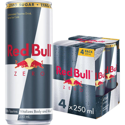 Red Bull Energy Drink Zero 4x250ml